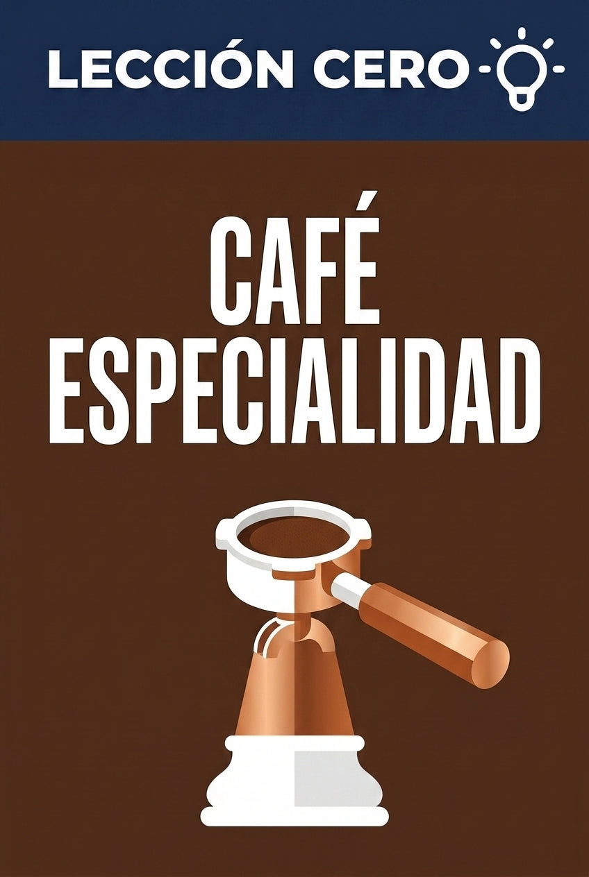 Portada del ebook «Lección cero: Café especialidad», guía para principiantes