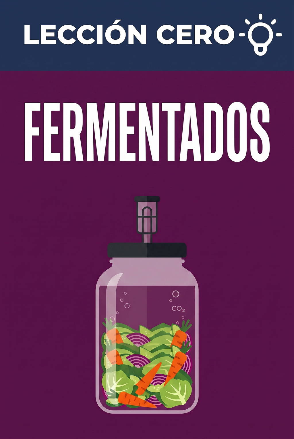 Portada del ebook «Lección cero: Fermentados», guía para principiantes