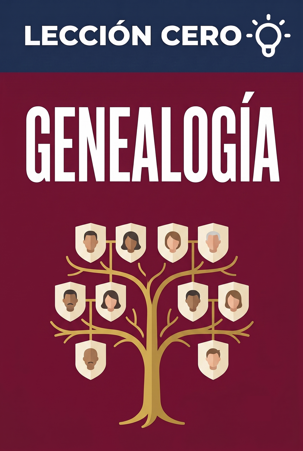 Portada del ebook «Lección cero: Genealogía», guía para principiantes
