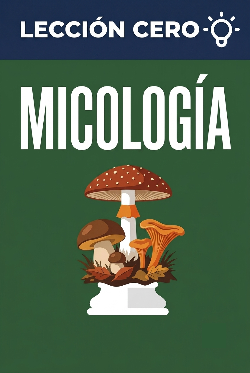 Portada del ebook «Lección cero: Micología», guía para principiantes