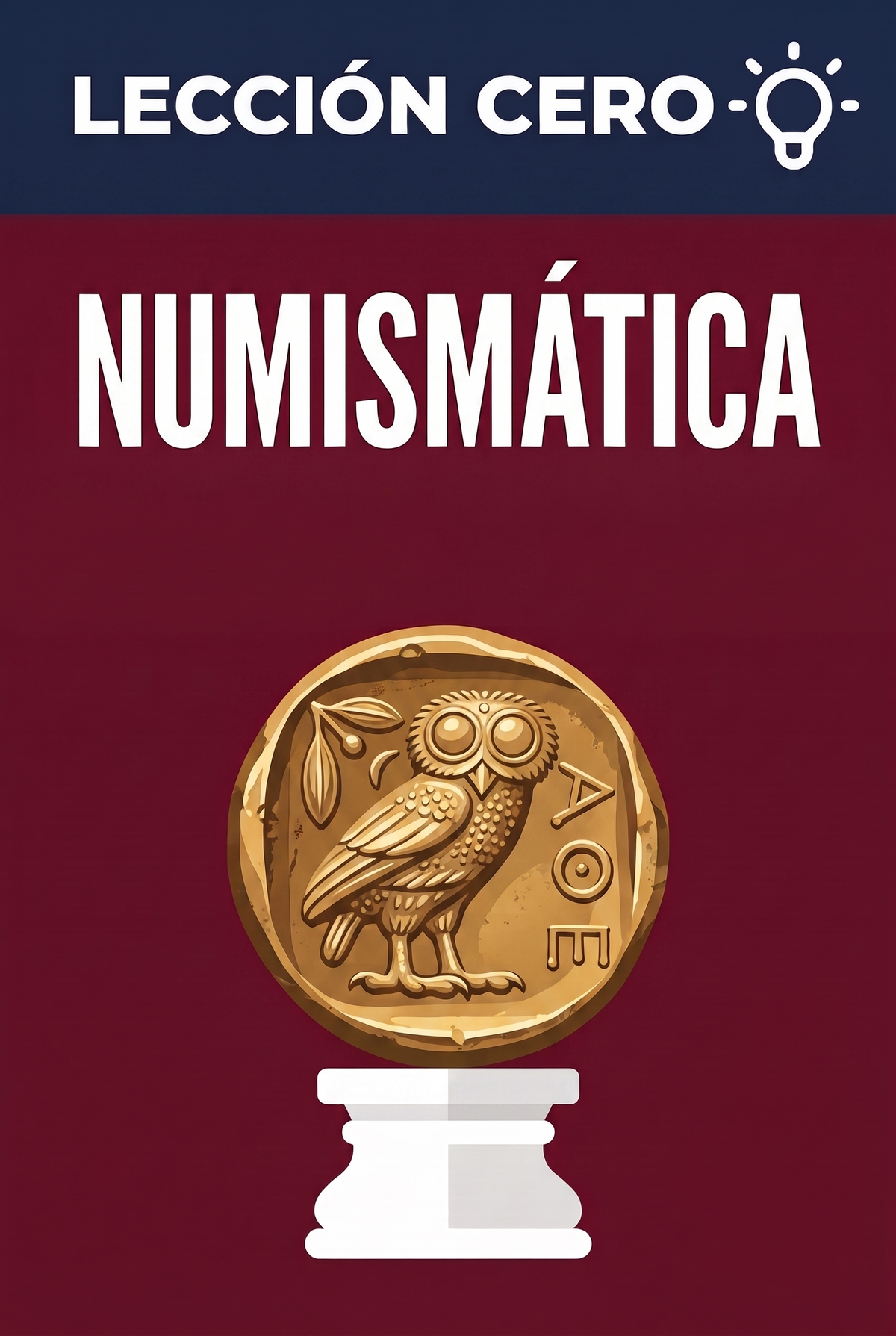 Portada del ebook «Lección cero: Numismática», guía para principiantes